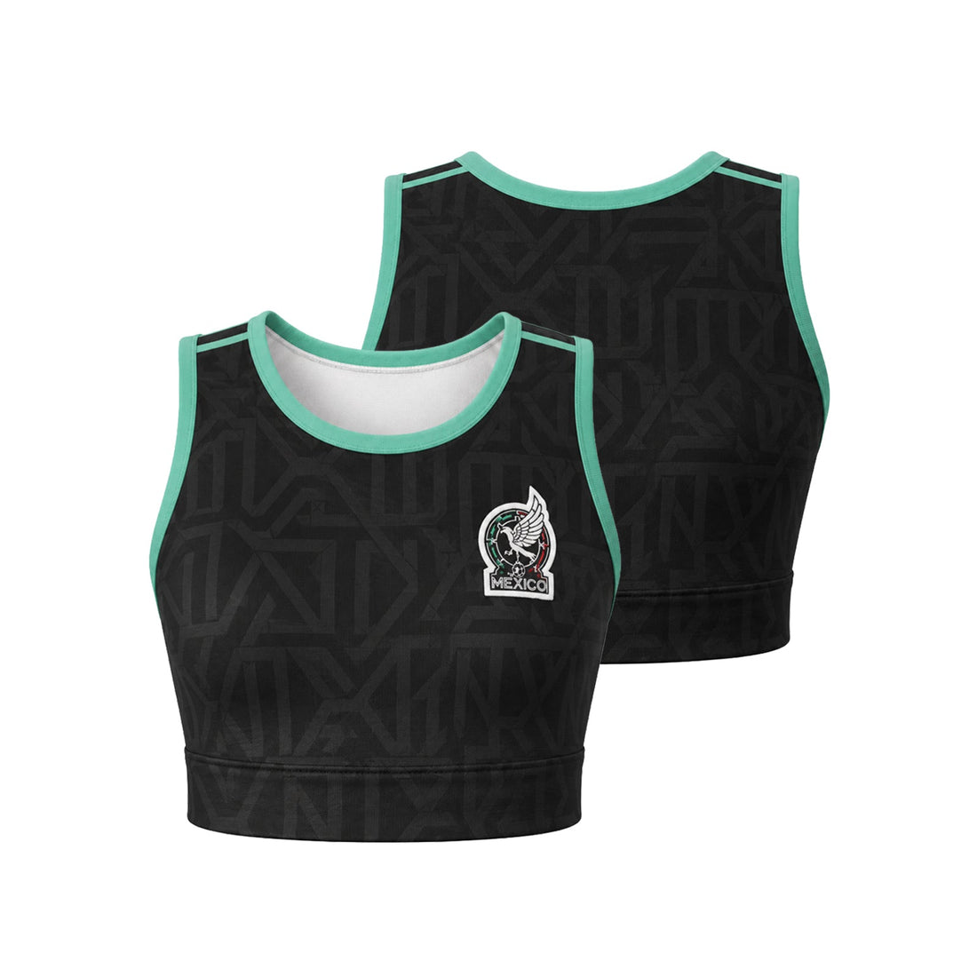 2026 Fashion Mexico Women Stylish Jersey Crop Tops