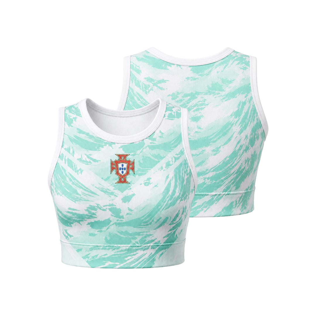 2026 Fashion Portugal Women Stylish Jersey Crop Tops