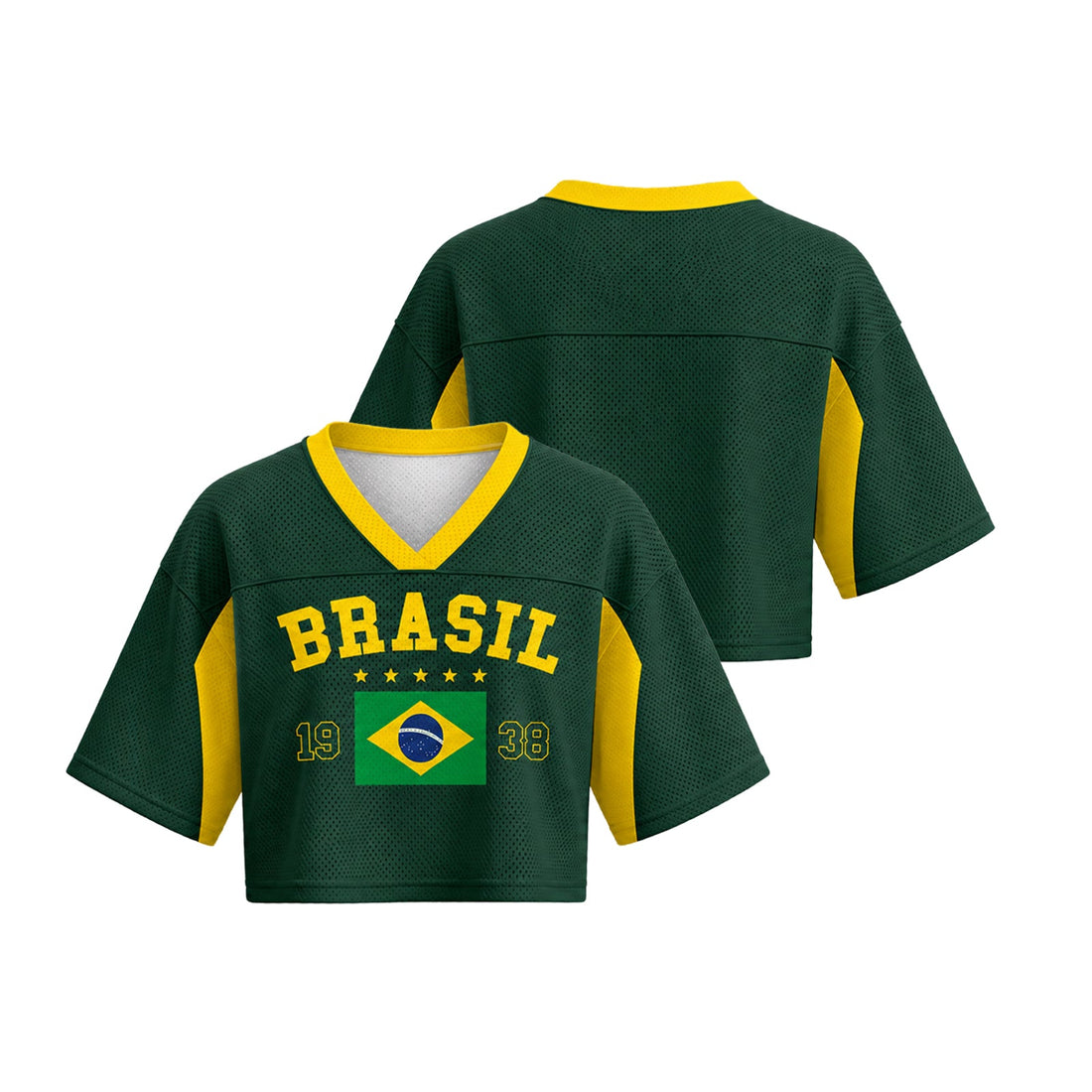 Brazil Fashion Women V Neck Streetwear Crop Tops