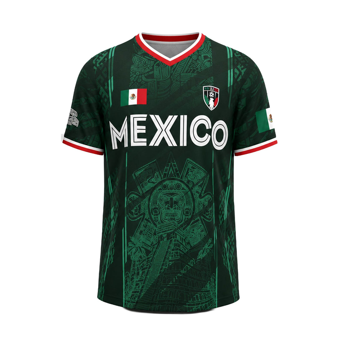 Mexico Flag Jersey for Men Soccer Jersey Tops