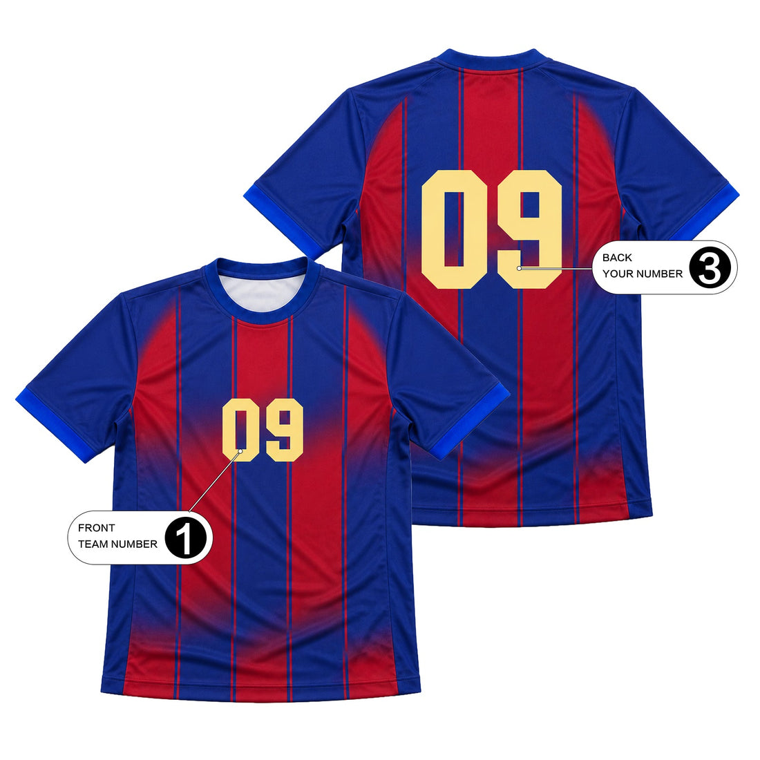 2026 Stripe Barcelona Jersey Custom Number