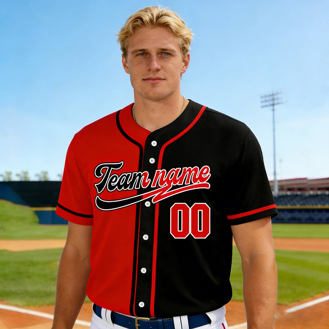 Men Custom Baseball Jersey Team Uniform Shirt for Fans Gift