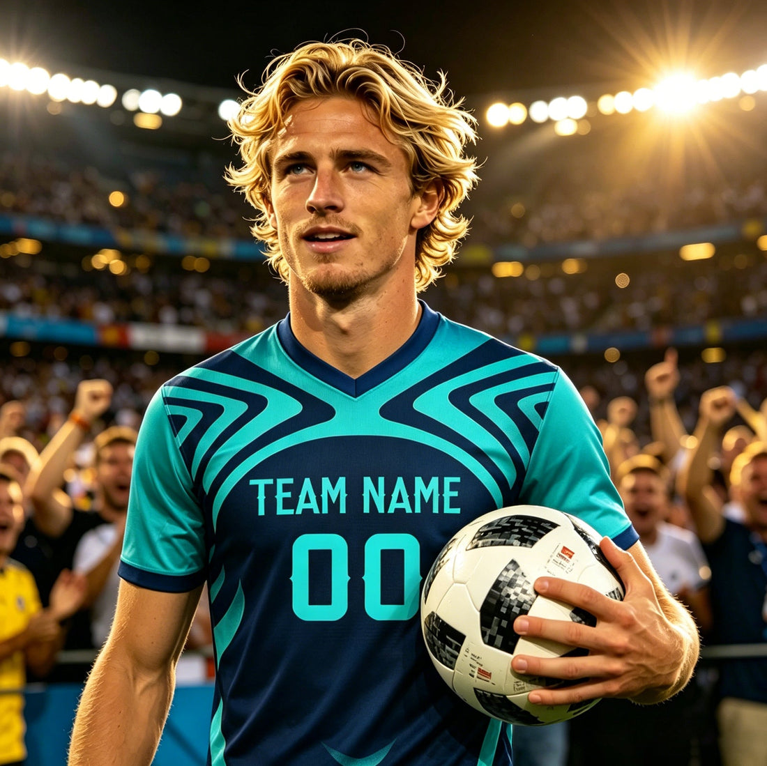 Men's Custom Football Jersey Personalized Name Number Tops