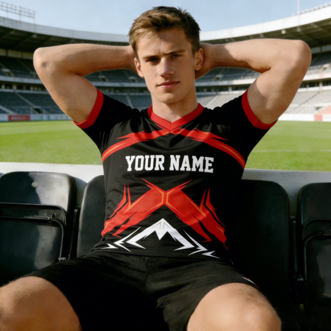 Custom Football Jersey Personalized Team Name Number Football Shirt Sports Uniform Men Gift Tops