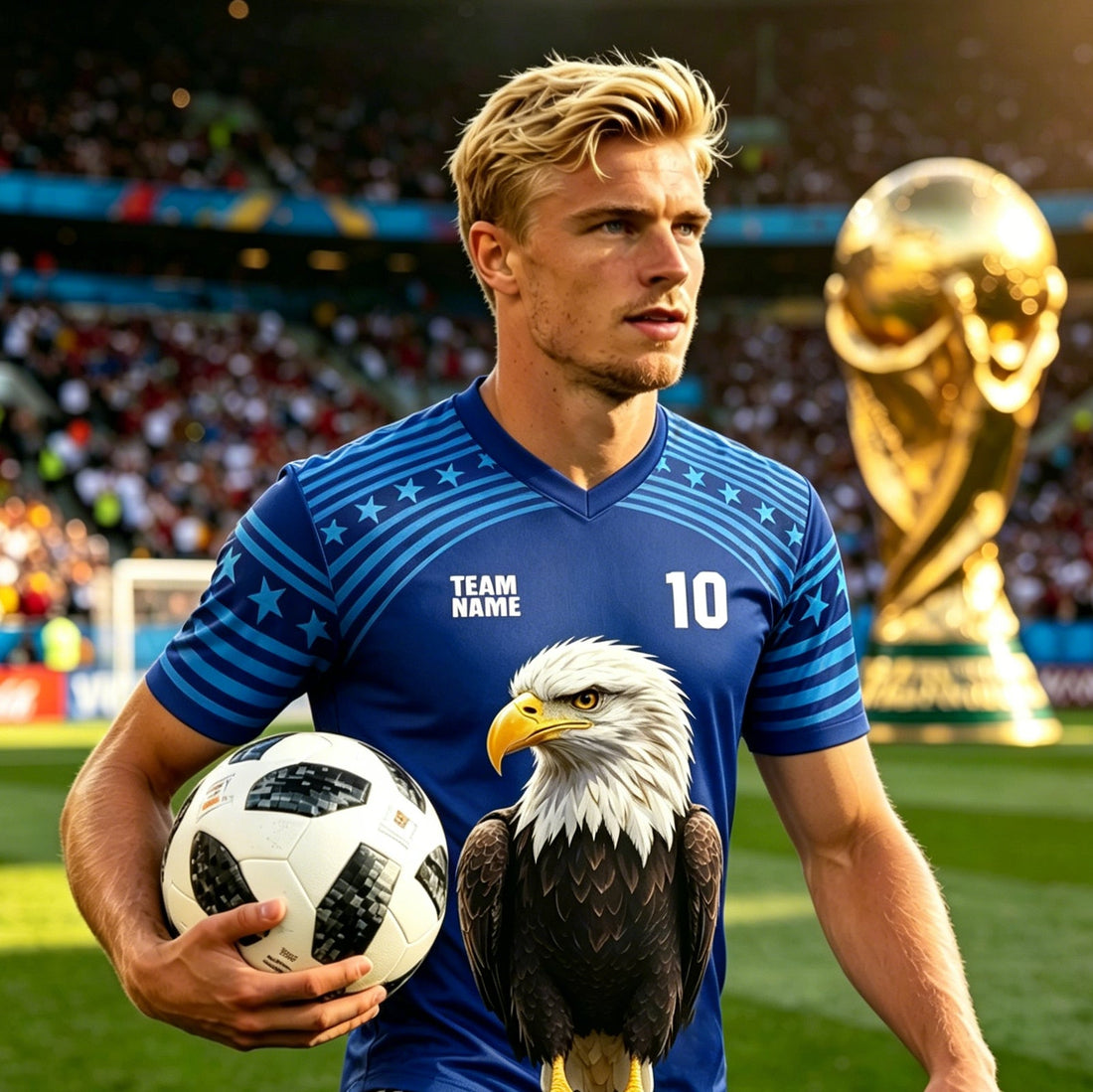 Men‘s Custom 2026 National Soccer Jersey Personalized Animal Pattern Name Number Gift for Fans Jerseys Tops