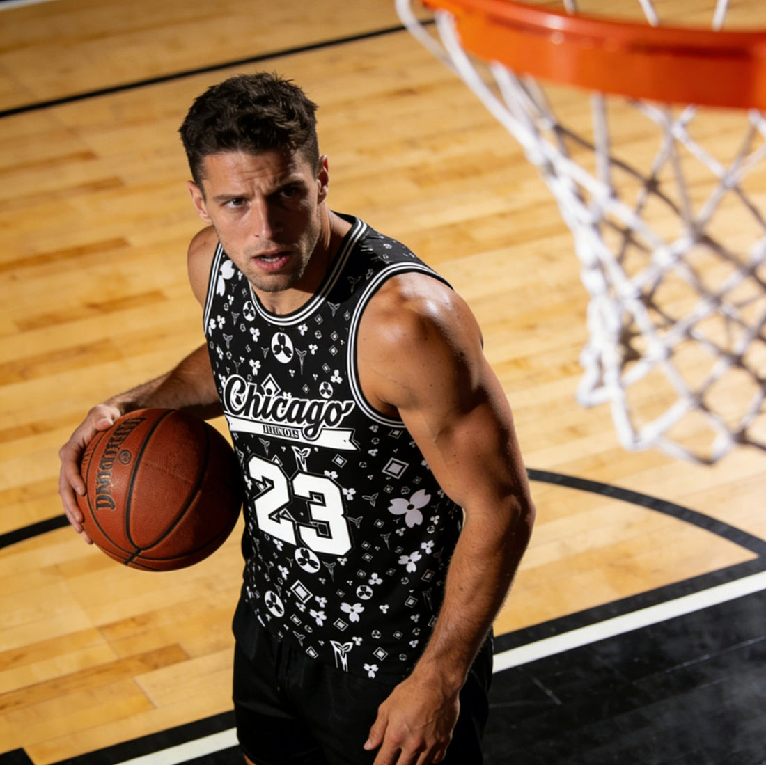 Men Custom Personalized Name Number Basketball Jerseys