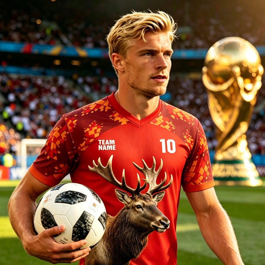 Custom 2026 National Soccer Jersey for Adult Personalized Animal Design Name Number Gift for Fans Jerseys Tops