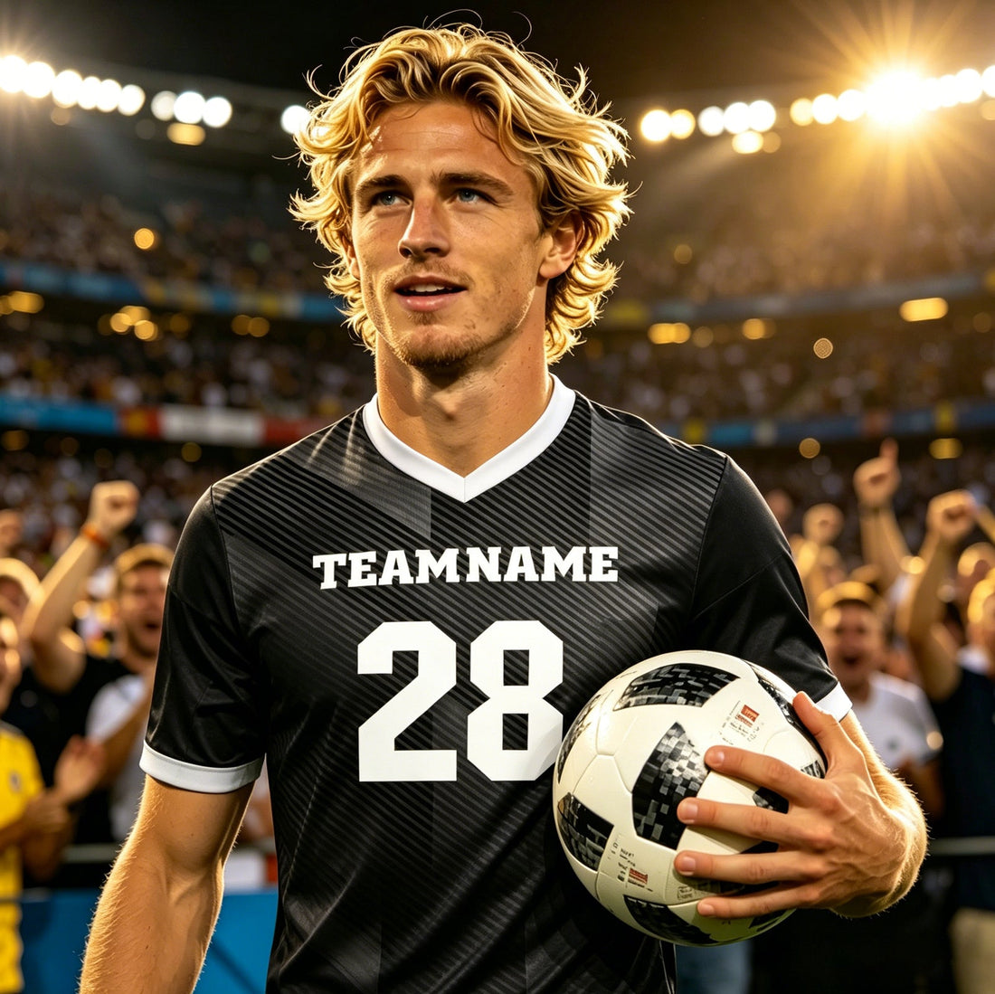 Personalized Name Number Soccer Jerseys for Men Tops