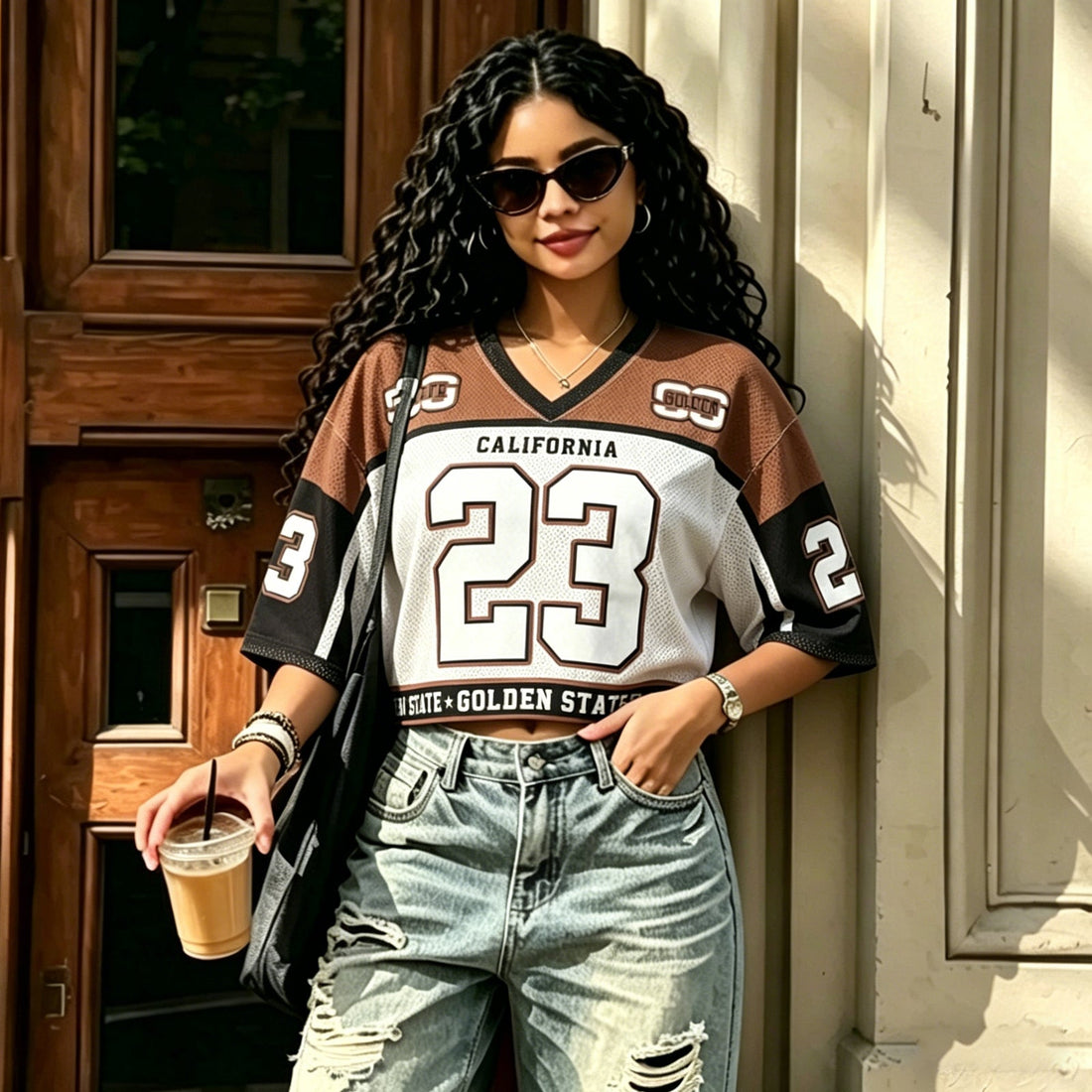 Women Y2K Custom Number Logo Streetwear Crop Tops
