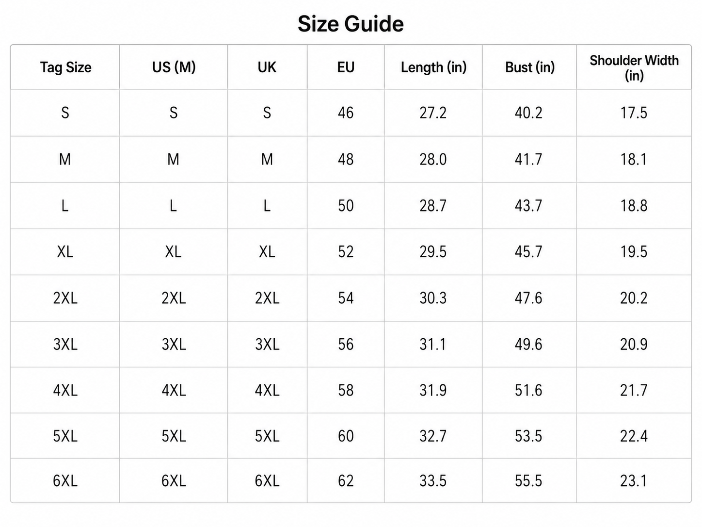 2026 Australia Men Custom Sports Streetwear Jersey size guide